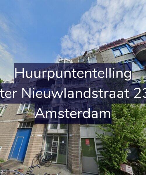 Foto gevel Huurpuntentelling voor Pieter Nieuwlandstraat 23-B, Amsterdam