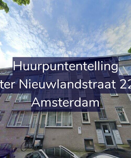 Foto gevel Huurpuntentelling voor Pieter Nieuwlandstraat 22-A, Amsterdam