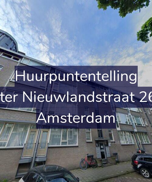 Foto gevel Huurpuntentelling voor Pieter Nieuwlandstraat 26-B, Amsterdam