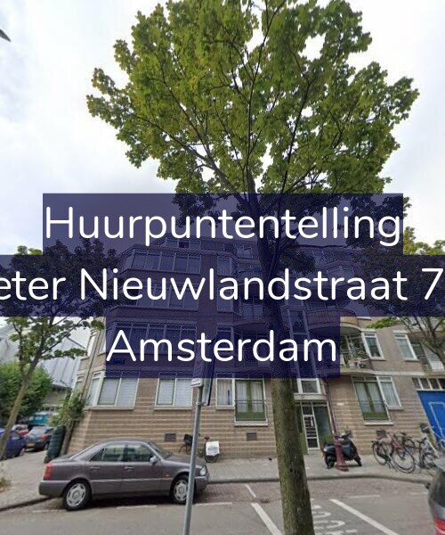 Foto gevel Huurpuntentelling voor Pieter Nieuwlandstraat 7-C, Amsterdam