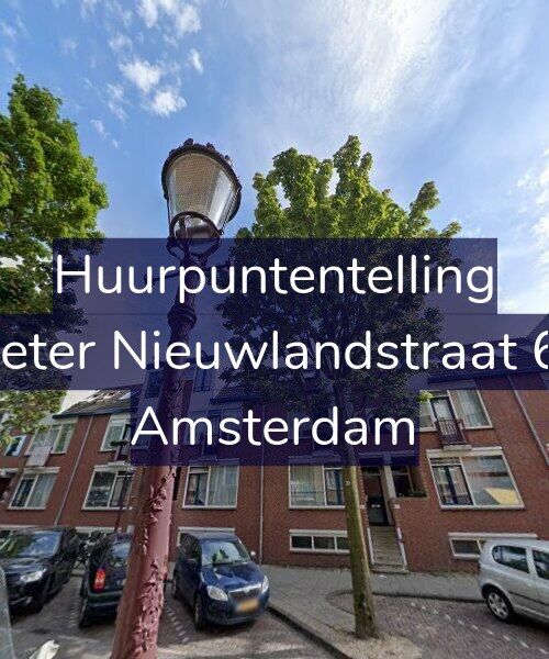 Foto gevel Huurpuntentelling voor Pieter Nieuwlandstraat 66, Amsterdam