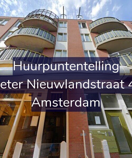 Foto gevel Huurpuntentelling voor Pieter Nieuwlandstraat 49, Amsterdam