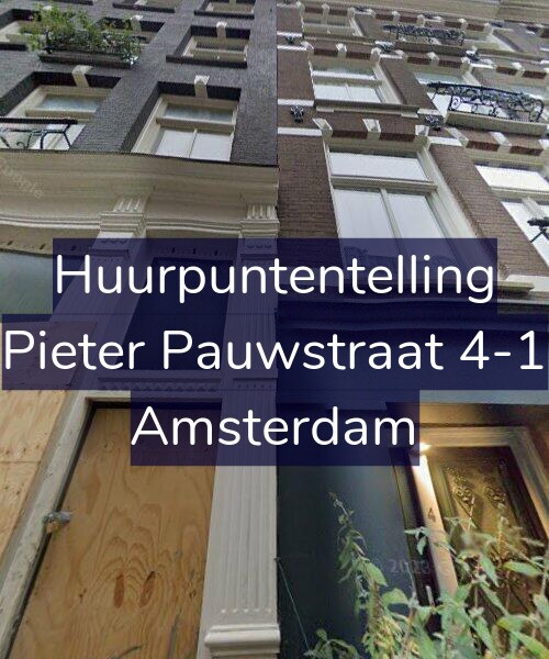 Foto gevel Huurpuntentelling voor Pieter Pauwstraat 4-1, Amsterdam