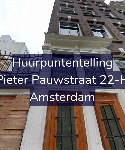Foto gevel Huurpuntentelling voor Pieter Pauwstraat 22-H, Amsterdam