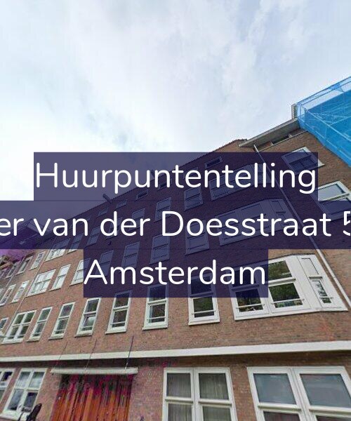 Foto gevel Huurpuntentelling voor Pieter van der Doesstraat 55-2, Amsterdam