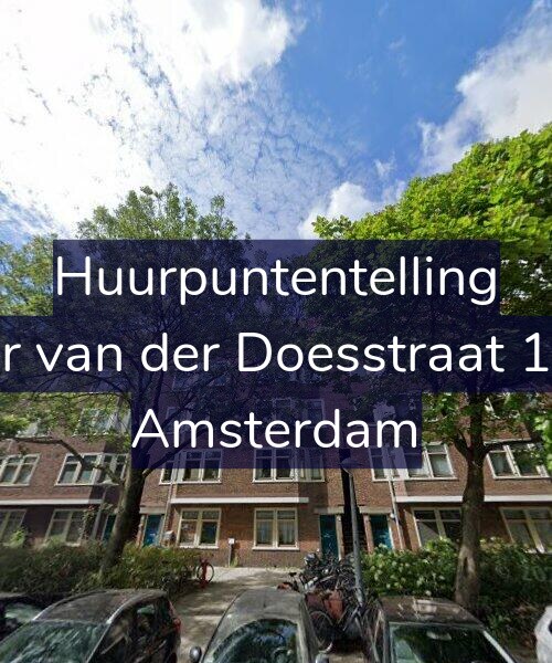 Foto gevel Huurpuntentelling voor Pieter van der Doesstraat 112-3, Amsterdam