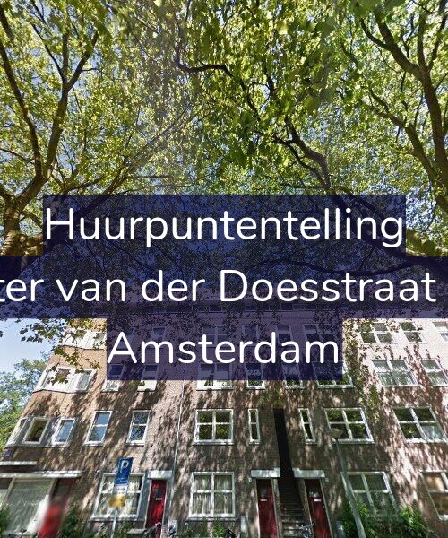Foto gevel Huurpuntentelling voor Pieter van der Doesstraat 5-2, Amsterdam