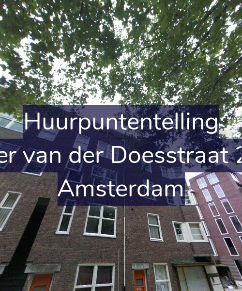 Foto gevel Huurpuntentelling voor Pieter van der Doesstraat 28-3, Amsterdam
