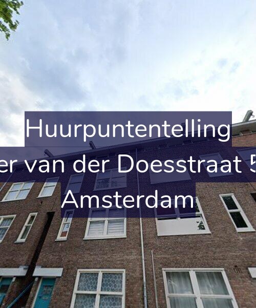 Foto gevel Huurpuntentelling voor Pieter van der Doesstraat 58-2, Amsterdam