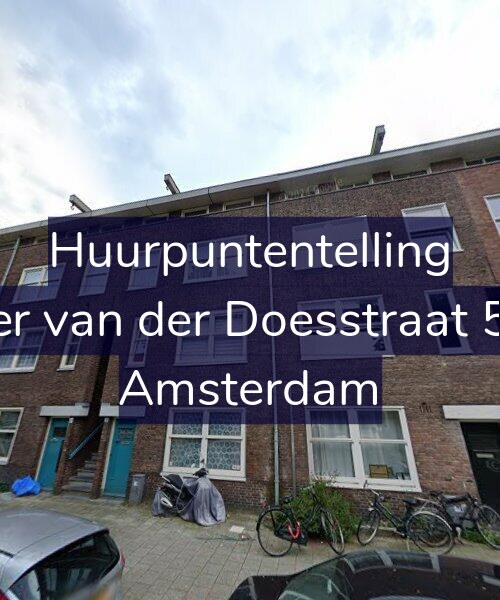 Foto gevel Huurpuntentelling voor Pieter van der Doesstraat 58-H, Amsterdam