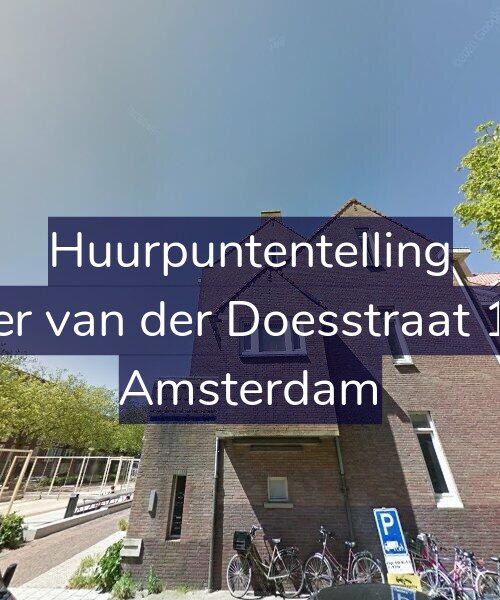Foto gevel Huurpuntentelling voor Pieter van der Doesstraat 17-R, Amsterdam