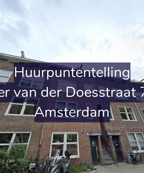 Foto gevel Huurpuntentelling voor Pieter van der Doesstraat 72-1, Amsterdam