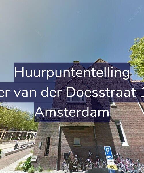 Foto gevel Huurpuntentelling voor Pieter van der Doesstraat 17-K, Amsterdam