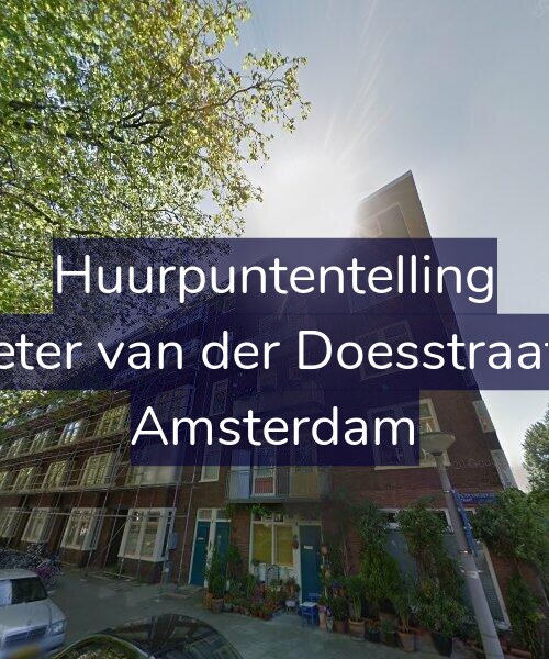 Foto gevel Huurpuntentelling voor Pieter van der Doesstraat 2, Amsterdam