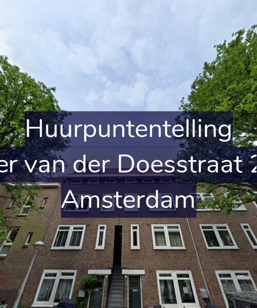 Foto gevel Huurpuntentelling voor Pieter van der Doesstraat 21-2, Amsterdam