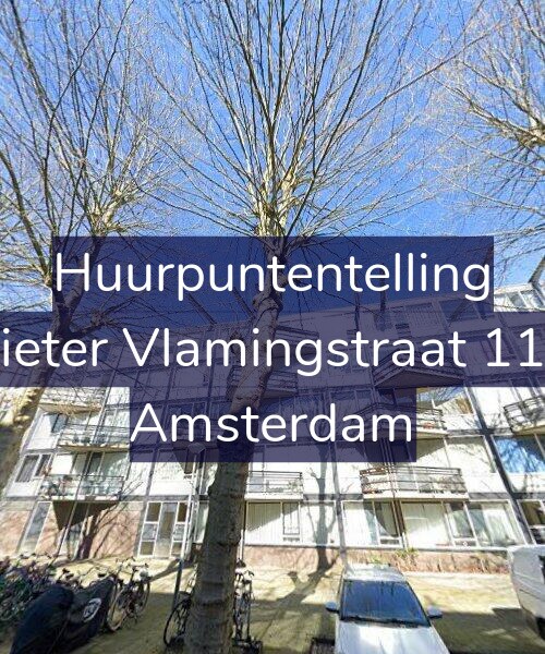 Foto gevel Huurpuntentelling voor Pieter Vlamingstraat 117, Amsterdam