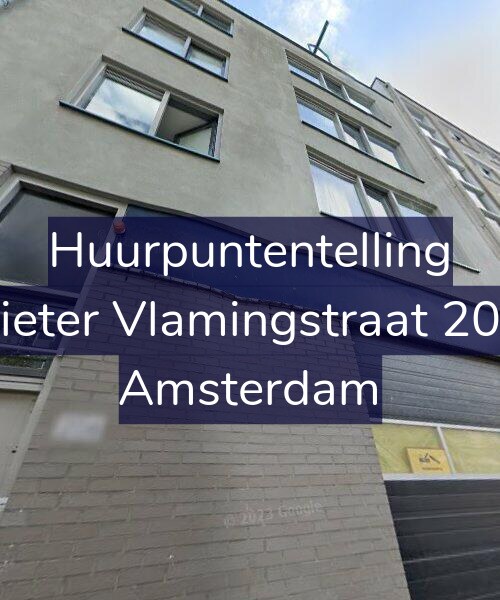 Foto gevel Huurpuntentelling voor Pieter Vlamingstraat 208, Amsterdam