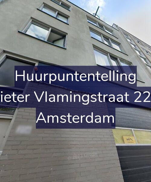 Foto gevel Huurpuntentelling voor Pieter Vlamingstraat 220, Amsterdam