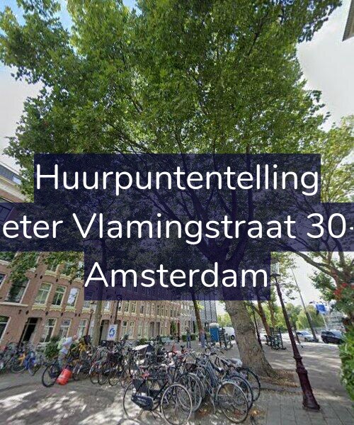 Foto gevel Huurpuntentelling voor Pieter Vlamingstraat 30-3, Amsterdam