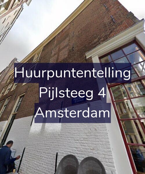 Foto gevel Huurpuntentelling voor Pijlsteeg 4, Amsterdam
