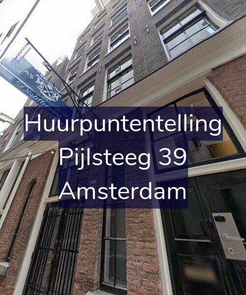 Foto gevel Huurpuntentelling voor Pijlsteeg 39, Amsterdam