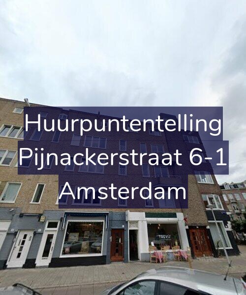 Foto gevel Huurpuntentelling voor Pijnackerstraat 6-1, Amsterdam