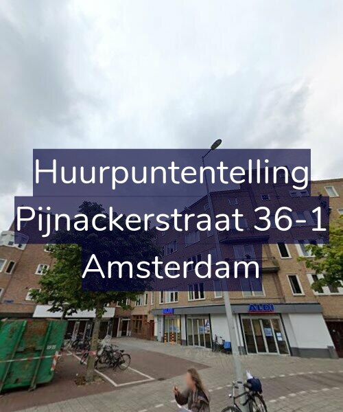 Foto gevel Huurpuntentelling voor Pijnackerstraat 36-1, Amsterdam