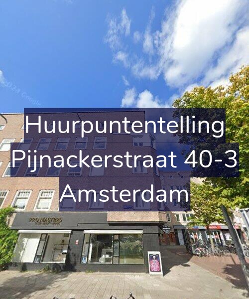 Foto gevel Huurpuntentelling voor Pijnackerstraat 40-3, Amsterdam