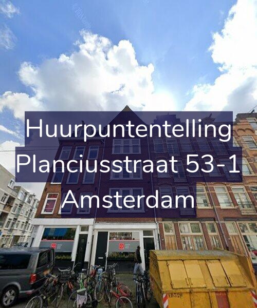 Foto gevel Huurpuntentelling voor Planciusstraat 53-1, Amsterdam