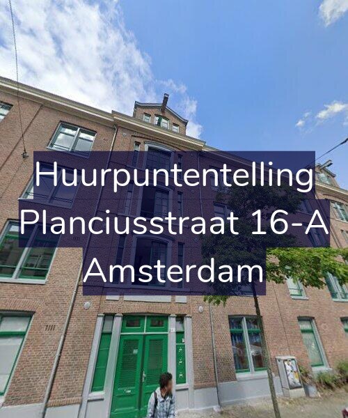 Foto gevel Huurpuntentelling voor Planciusstraat 16-A, Amsterdam