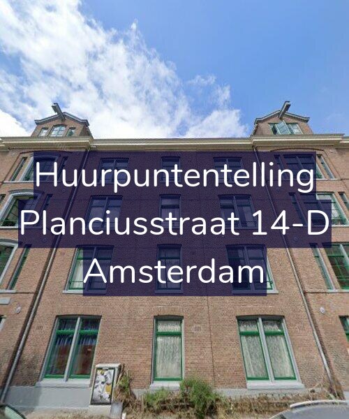 Foto gevel Huurpuntentelling voor Planciusstraat 14-D, Amsterdam