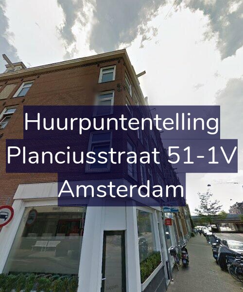 Foto gevel Huurpuntentelling voor Planciusstraat 51-1V, Amsterdam