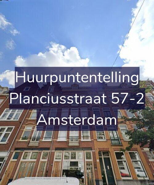 Foto gevel Huurpuntentelling voor Planciusstraat 57-2, Amsterdam