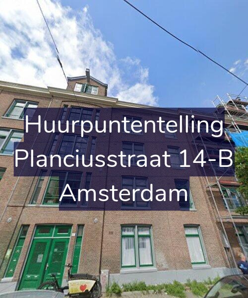 Foto gevel Huurpuntentelling voor Planciusstraat 14-B, Amsterdam