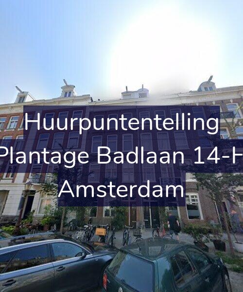 Foto gevel Huurpuntentelling voor Plantage Badlaan 14-H, Amsterdam