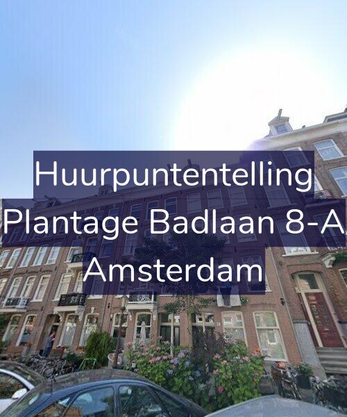 Foto gevel Huurpuntentelling voor Plantage Badlaan 8-A, Amsterdam