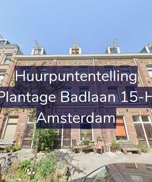 Foto gevel Huurpuntentelling voor Plantage Badlaan 15-H, Amsterdam