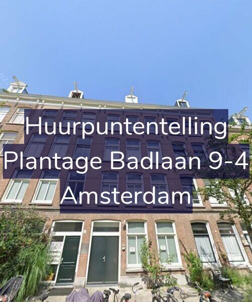Foto gevel Huurpuntentelling voor Plantage Badlaan 9-4, Amsterdam