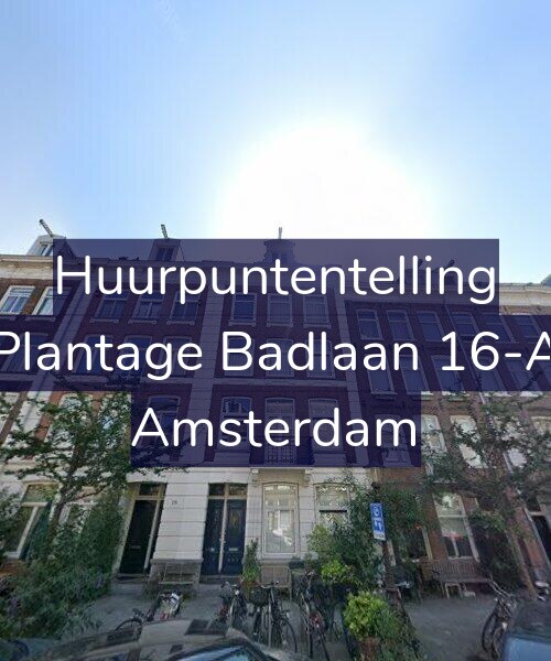 Foto gevel Huurpuntentelling voor Plantage Badlaan 16-A, Amsterdam