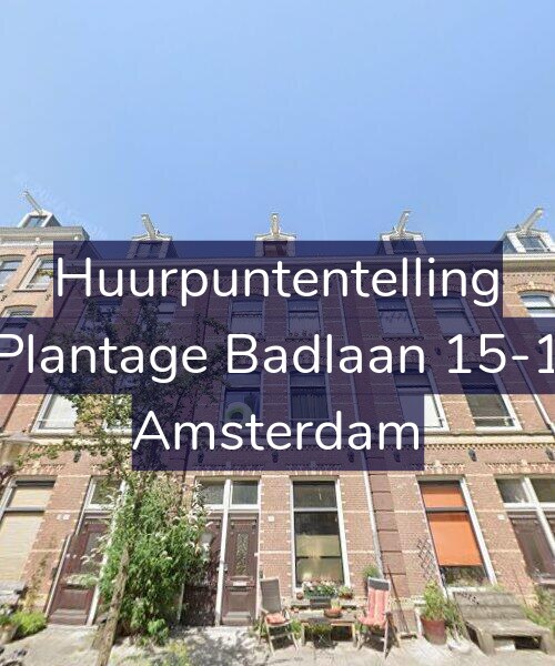 Foto gevel Huurpuntentelling voor Plantage Badlaan 15-1, Amsterdam