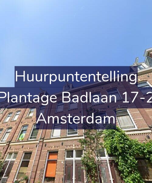 Foto gevel Huurpuntentelling voor Plantage Badlaan 17-2, Amsterdam
