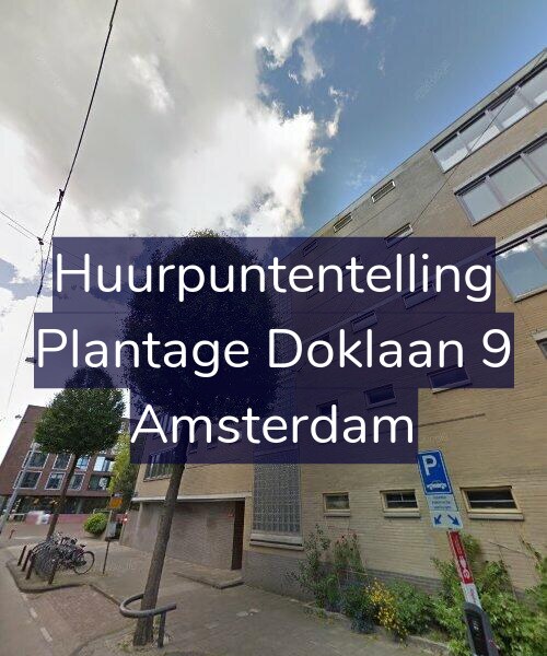 Foto gevel Huurpuntentelling voor Plantage Doklaan 9, Amsterdam