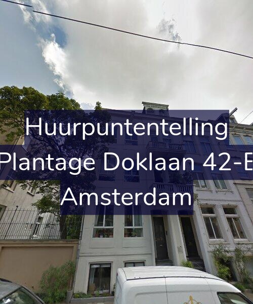 Foto gevel Huurpuntentelling voor Plantage Doklaan 42-E, Amsterdam