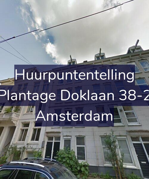Foto gevel Huurpuntentelling voor Plantage Doklaan 38-2, Amsterdam