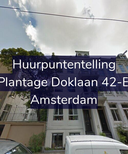 Foto gevel Huurpuntentelling voor Plantage Doklaan 42-B, Amsterdam