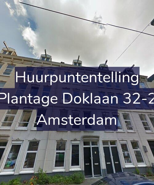 Foto gevel Huurpuntentelling voor Plantage Doklaan 32-2, Amsterdam