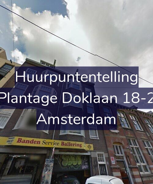 Foto gevel Huurpuntentelling voor Plantage Doklaan 18-2, Amsterdam