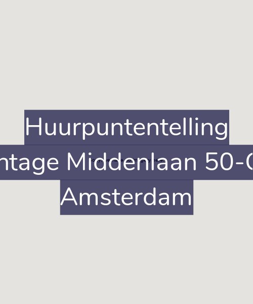 Foto gevel Huurpuntentelling voor Plantage Middenlaan 50-G12, Amsterdam