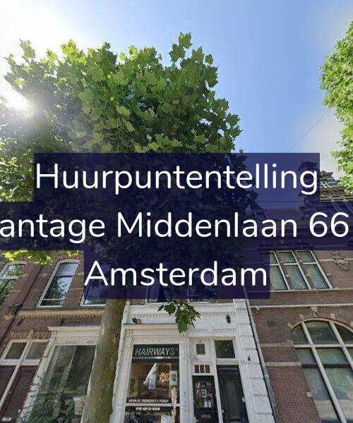 Foto gevel Huurpuntentelling voor Plantage Middenlaan 66-3, Amsterdam