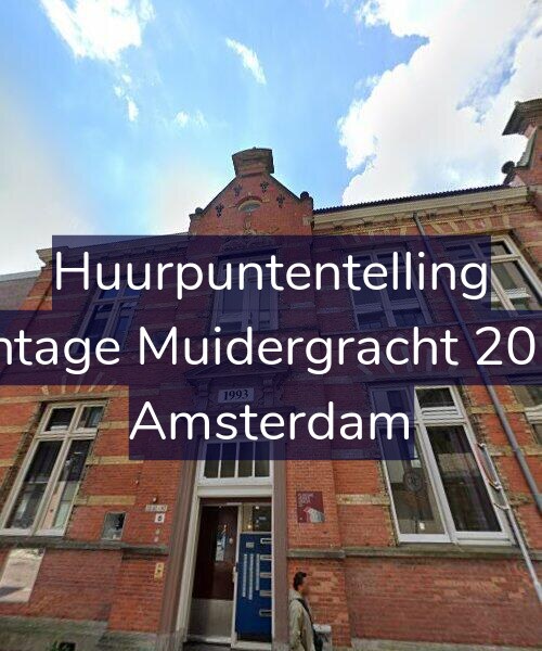 Foto gevel Huurpuntentelling voor Plantage Muidergracht 20-H2, Amsterdam